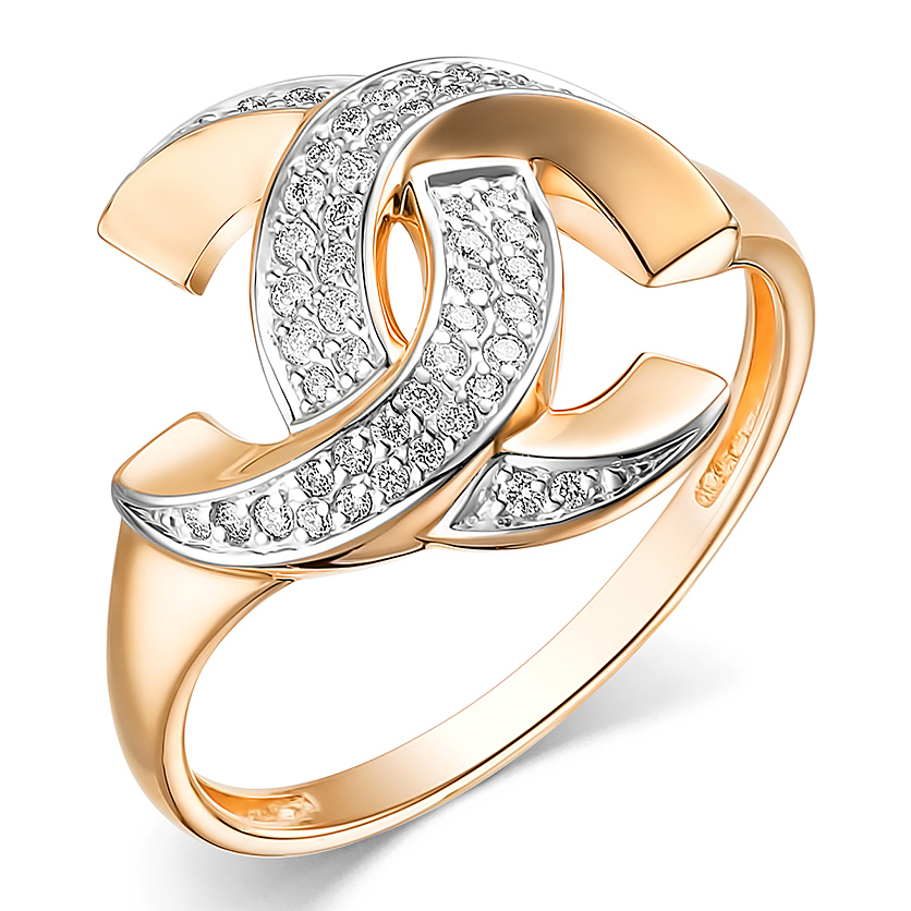 Кольцо, золото, бриллиант, К/570-120